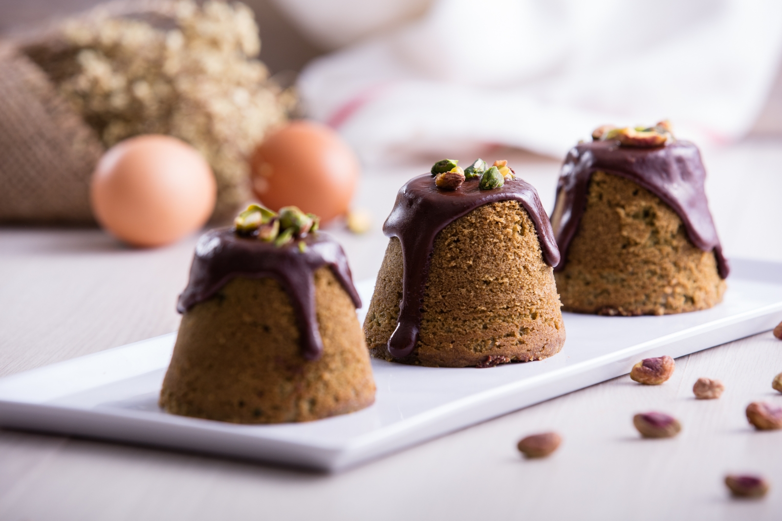 Pistachio cones