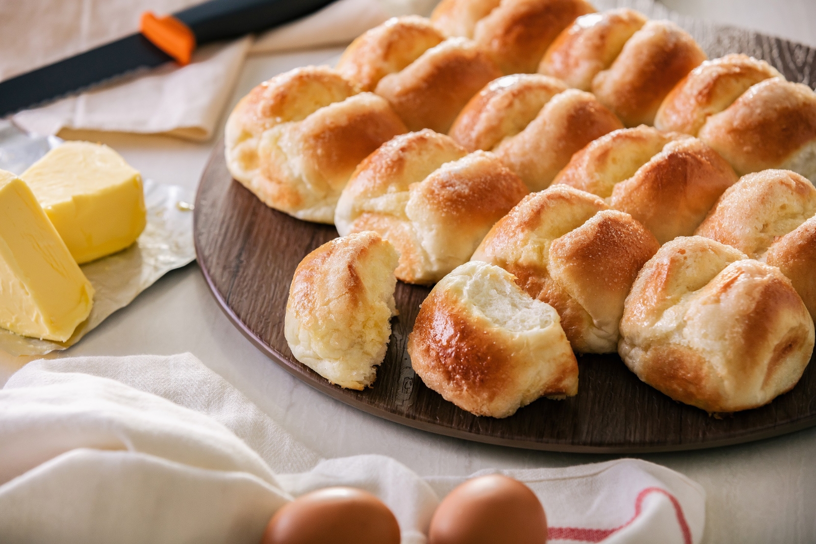 Butter sugar rolls