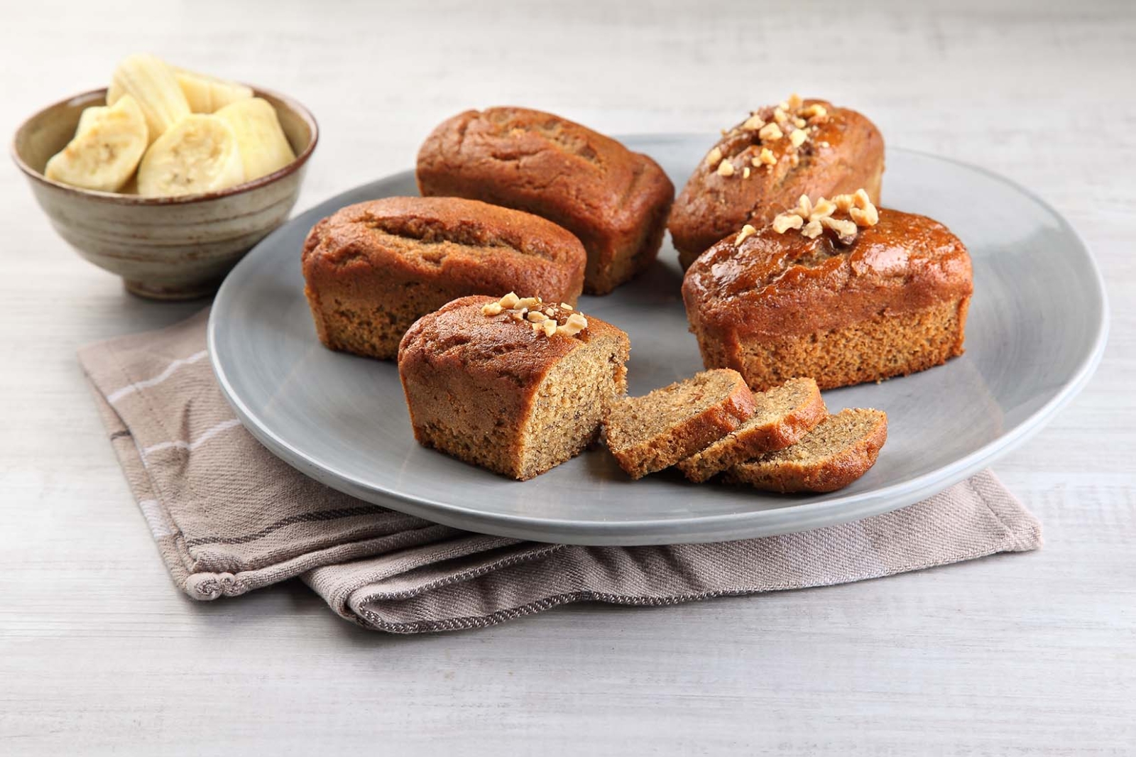 Mini banana loaf