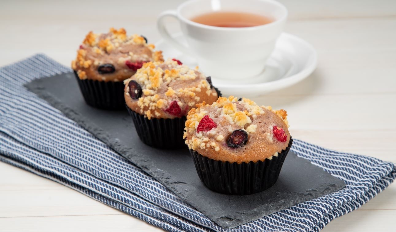 Mixed berry muffins
