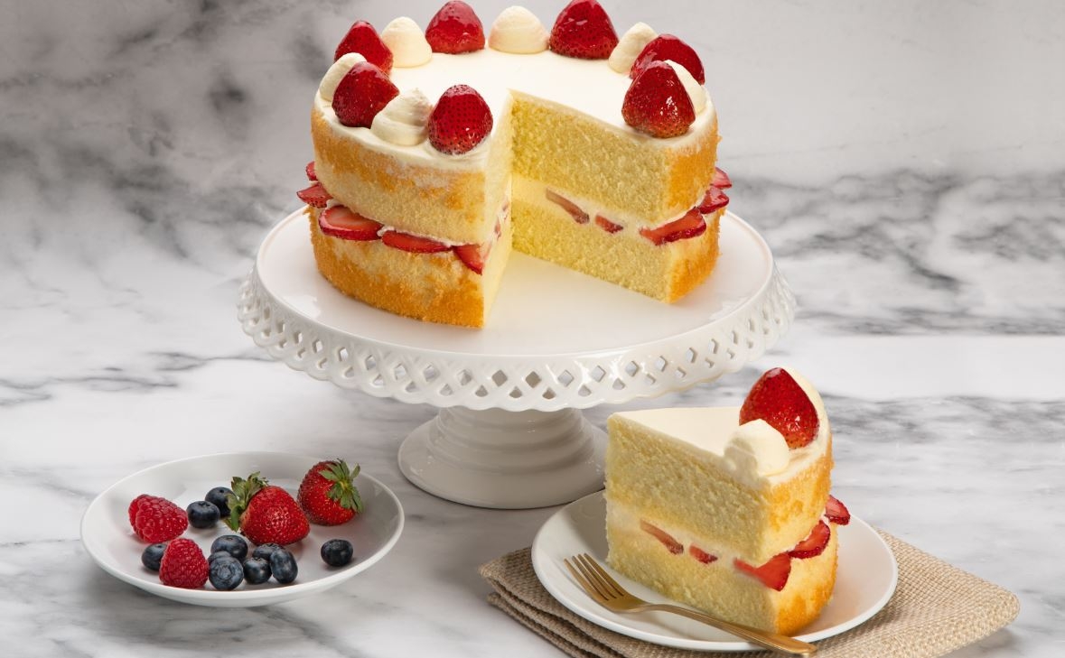 Classic strawberry short cake