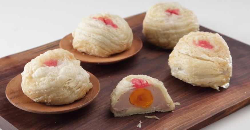 Teochew spiral yam mooncake