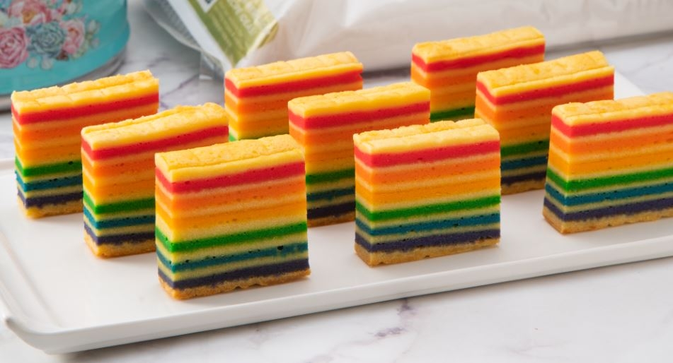 Rainbow kueh lapis