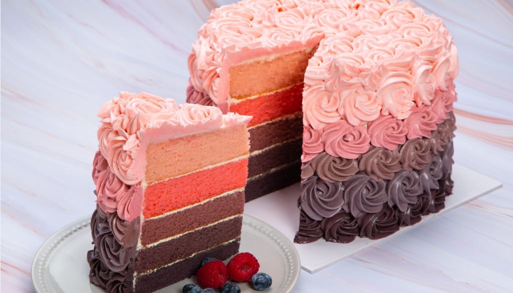 Ombre cake