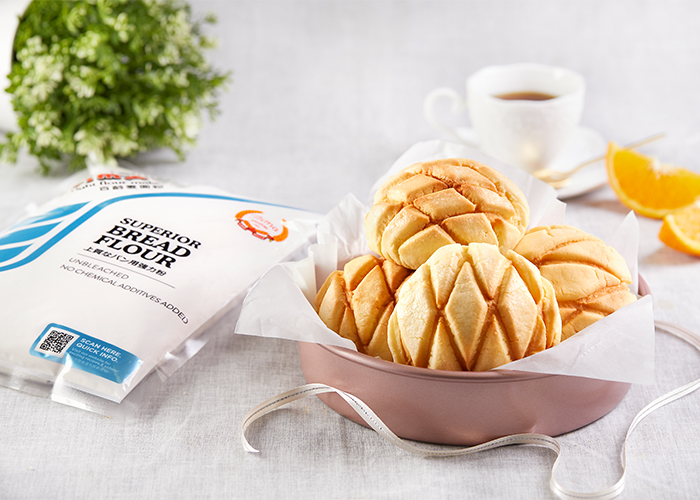 Orange melon pan