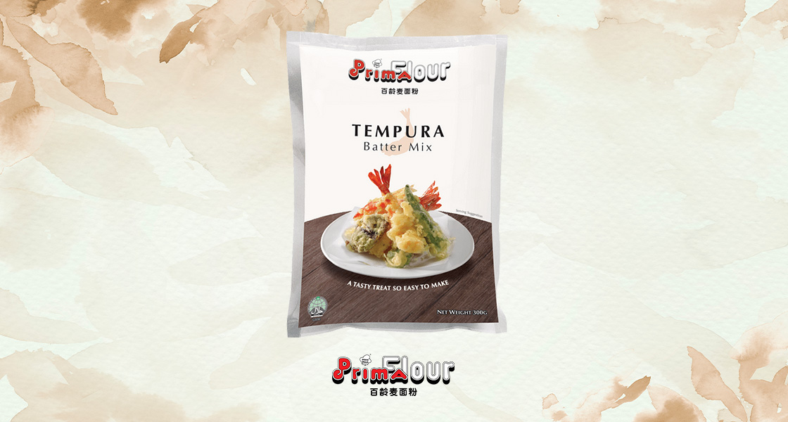 Try your hands at cooking tempura today using Tempura Batter Mix